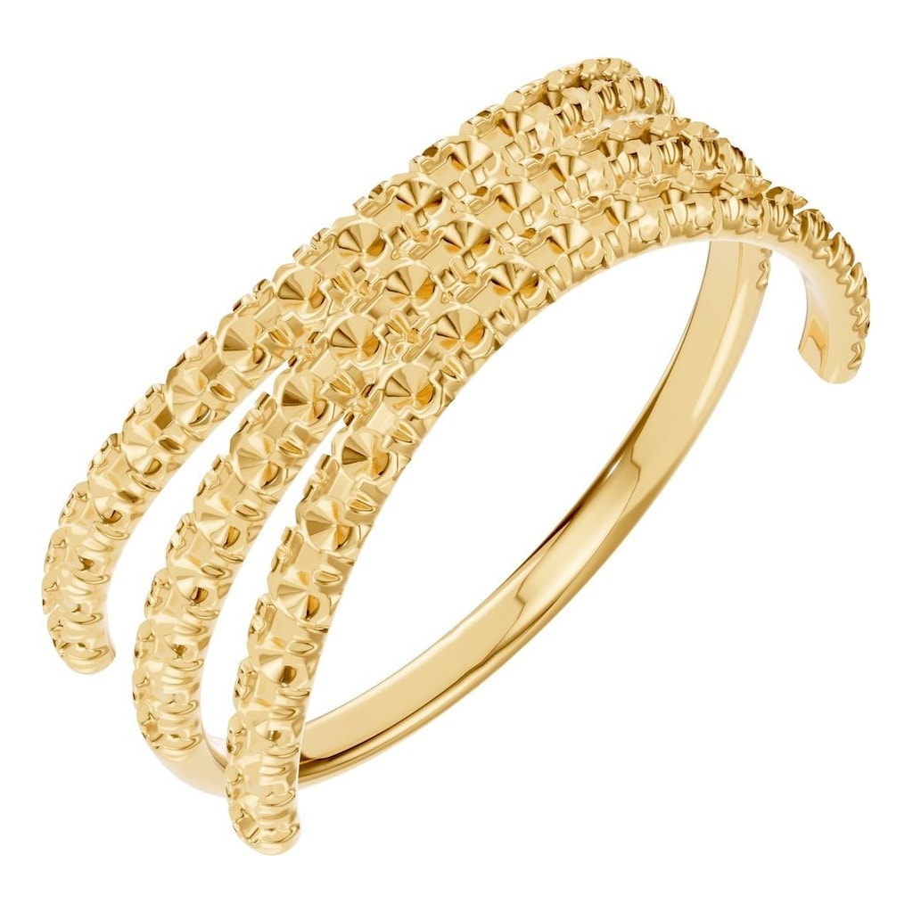 RI-8589 Yellow Gold Ring UNSET - Main View