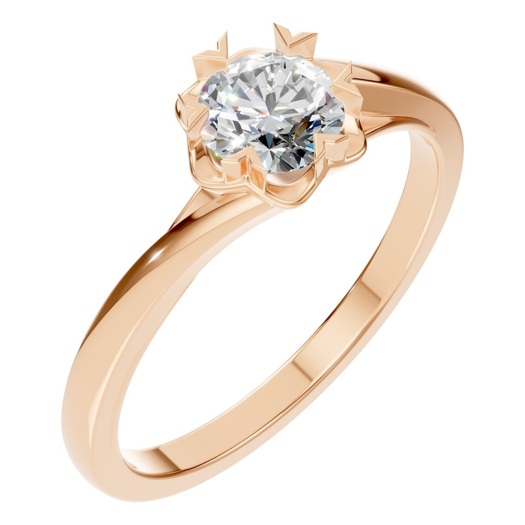 RI-8859 Rose Gold Ring SET - Main View