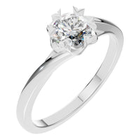 RI-8859 White Gold Ring SET - Main View