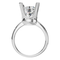 RI-8873 White Gold Ring SET - Top View