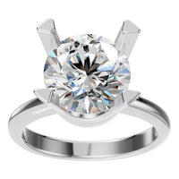 RI-8873 White Gold Ring SET - Front View