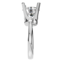 RI-8873 White Gold Ring SET - Side View