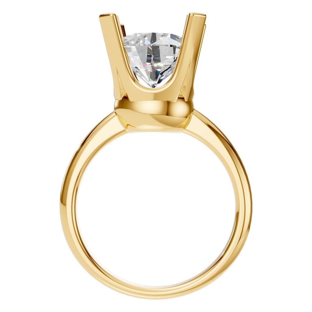 RI-8873 Yellow Gold Ring SET - Top View