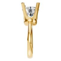 RI-8873 Yellow Gold Ring SET - Side View