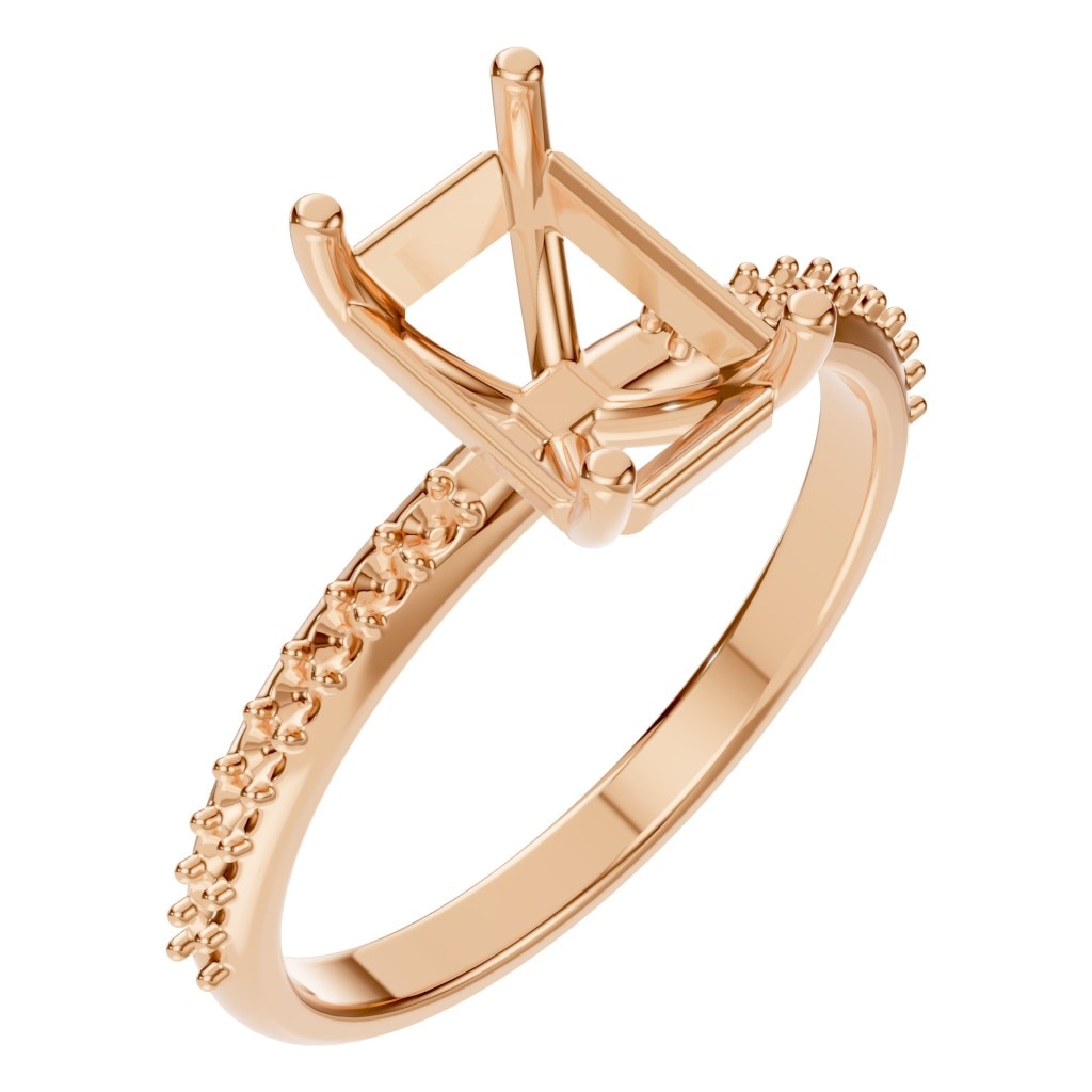 RI-8881 Rose Gold Ring UNSET - Main View