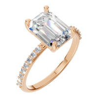 RI-8881 Rose Gold Ring SET - Main View