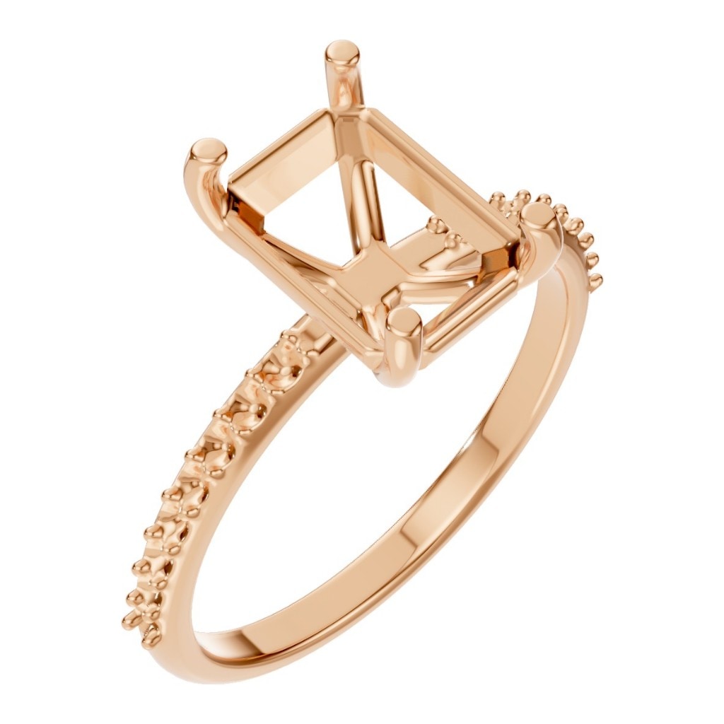 RI-8881 Rose Gold Ring UNSET - Main View