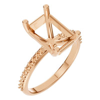 RI-8881 Rose Gold Ring SET - Main View