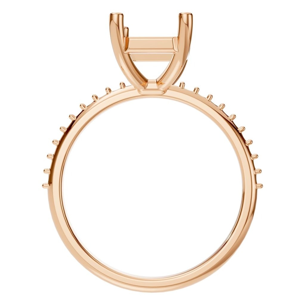 RI-8881 Rose Gold Ring SET - Top View