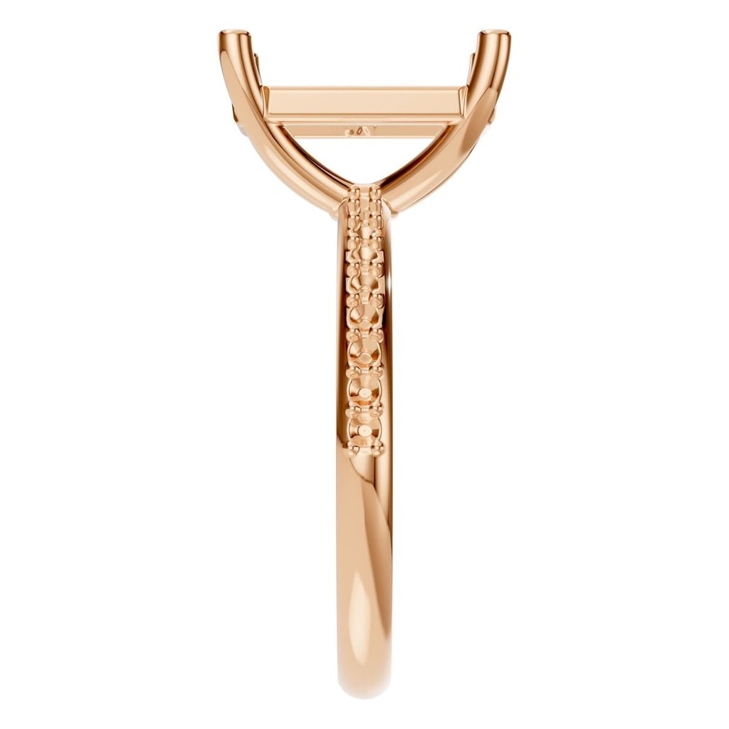 RI-8881 Rose Gold Ring SET - Side View