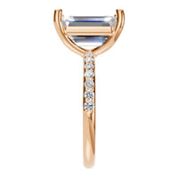 RI-8881 Rose Gold Ring SET - Side View