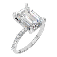 RI-8881 White Gold Ring SET - Main View