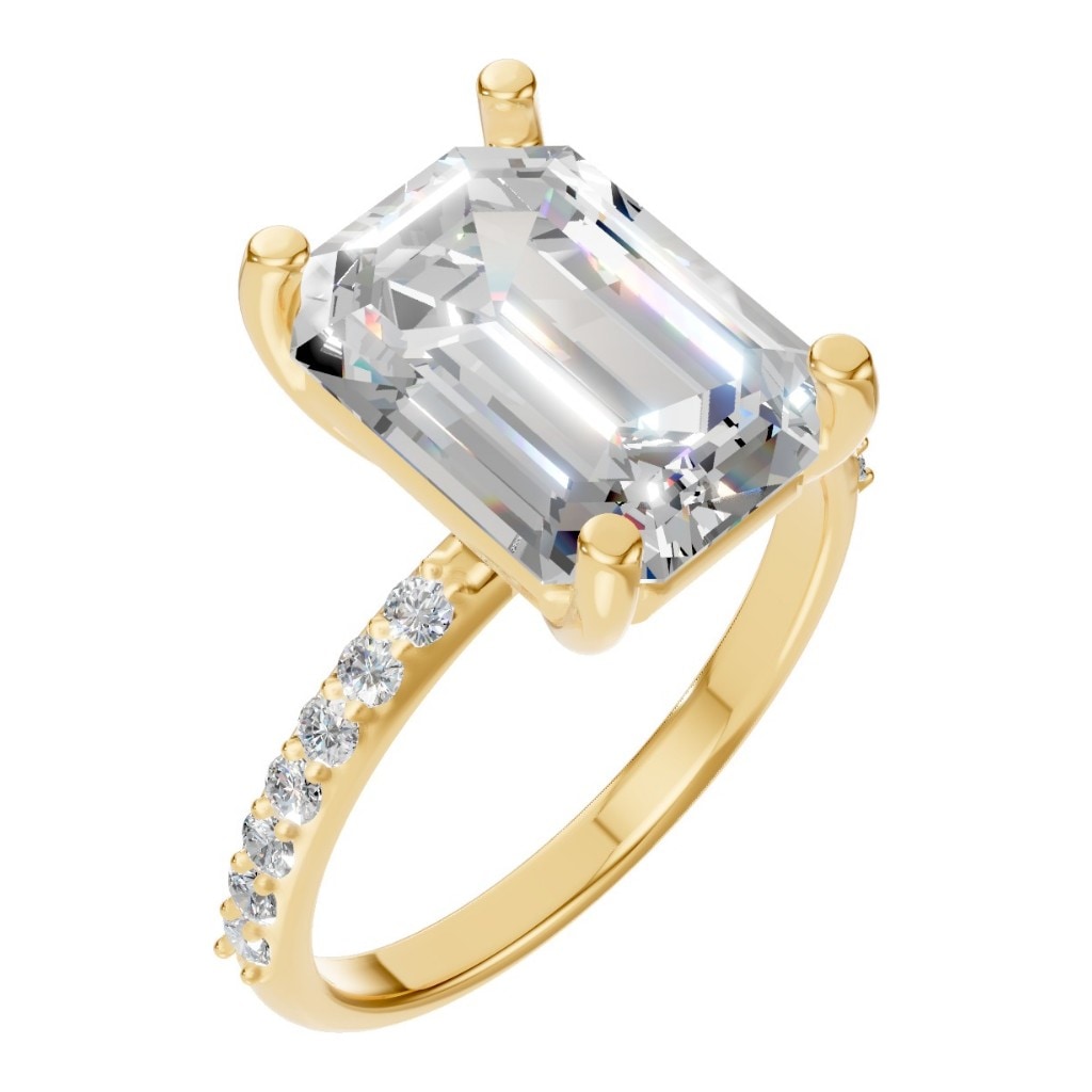 RI-8881 Yellow Gold Ring SET - Main View