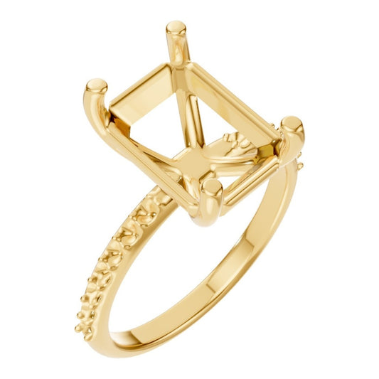 RI-8881 Yellow Gold Ring UNSET - Main View