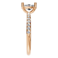 RI-8881 Rose Gold Ring SET - Side View