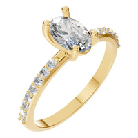 RI-8881 Yellow Gold Ring SET - Main View