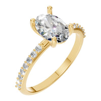 RI-8881 Yellow Gold Ring SET - Main View