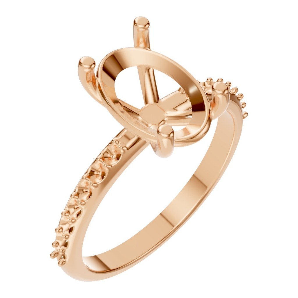 RI-8881 Rose Gold Ring UNSET - Main View