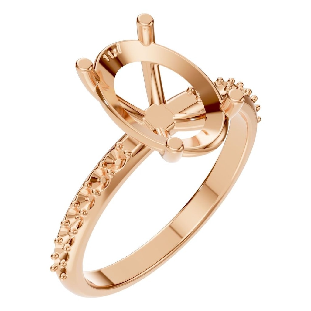 RI-8881 Rose Gold Ring UNSET - Main View