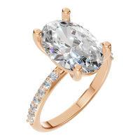 RI-8881 Rose Gold Ring SET - Main View