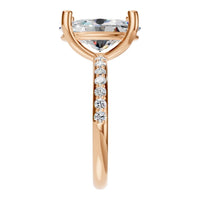 RI-8881 Rose Gold Ring SET - Side View
