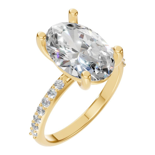 RI-8881 Yellow Gold Ring SET - Main View