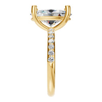RI-8881 Yellow Gold Ring SET - Side View