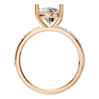 RI-8881 Rose Gold Ring SET - Top View
