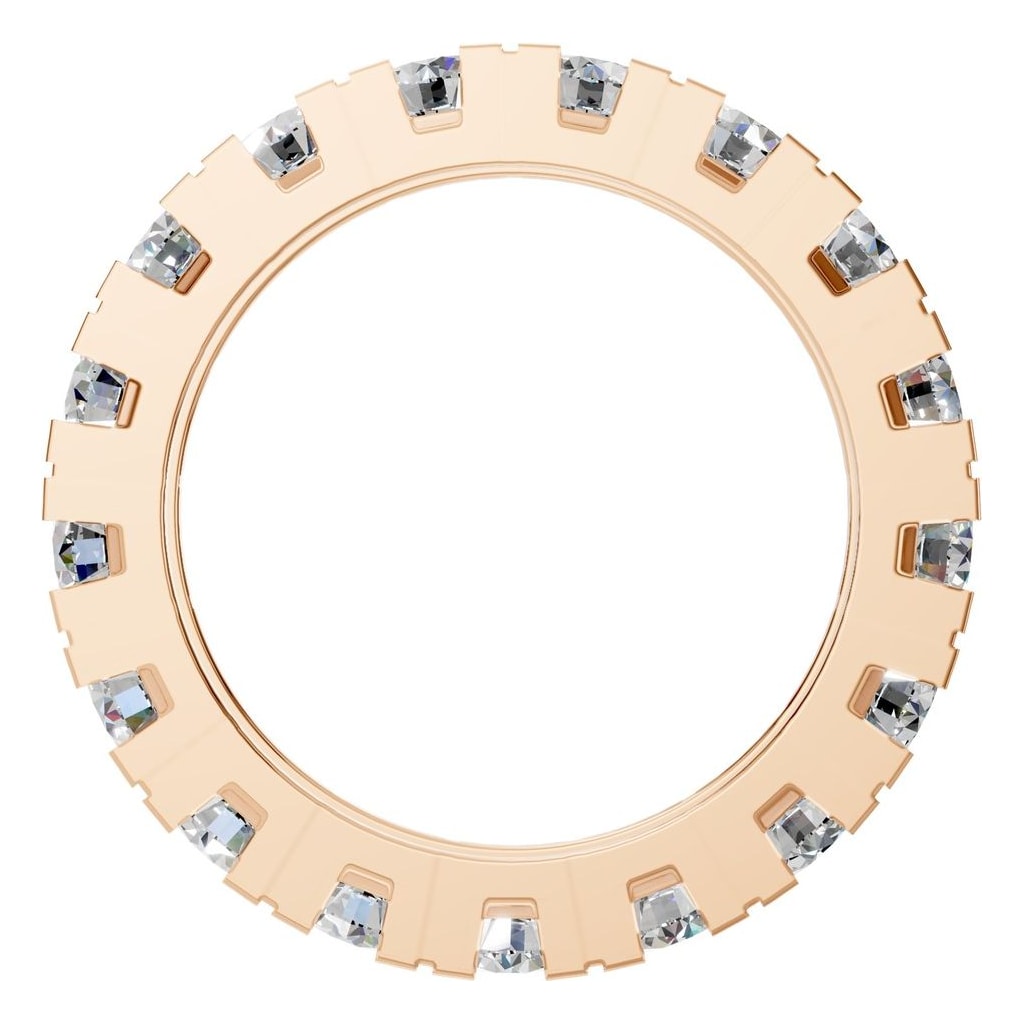 RI-8895 Rose Gold Ring SET - Top View
