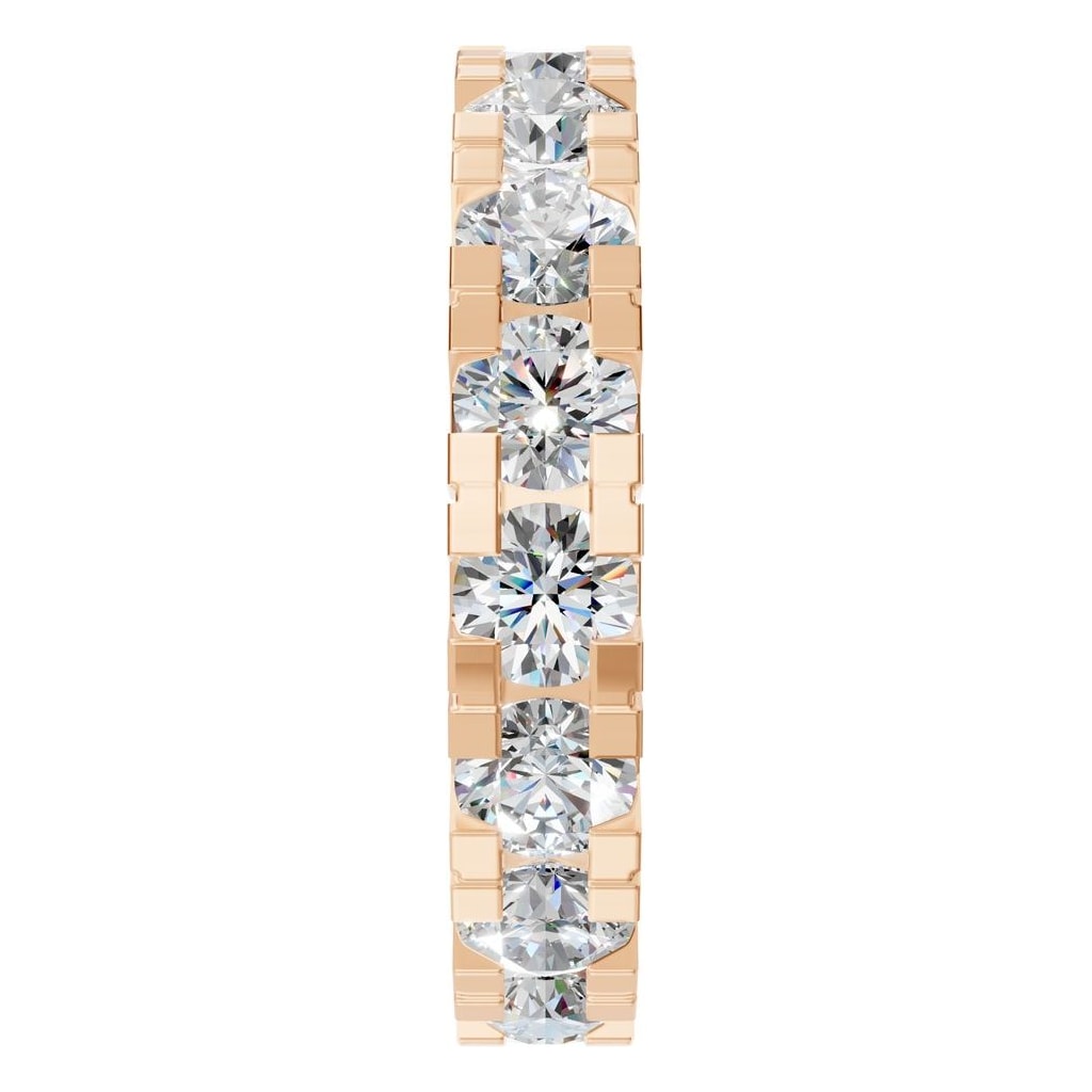 RI-8895 Rose Gold Ring SET - Side View