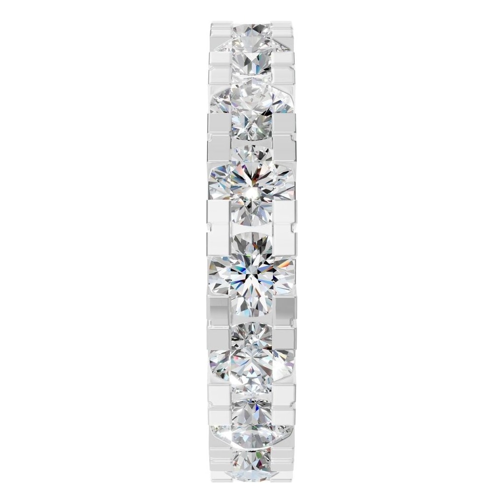 RI-8895 White Gold Ring SET - Side View