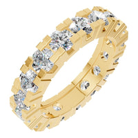 RI-8895 Yellow Gold Ring SET - Main View
