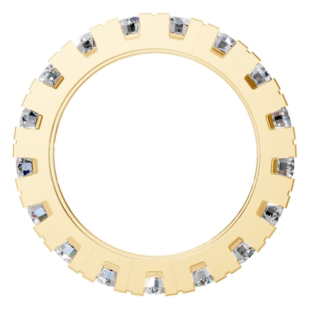 RI-8895 Yellow Gold Ring SET - Top View