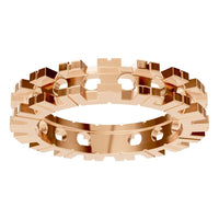 RI-8895 Rose Gold Ring UNSET - Front View