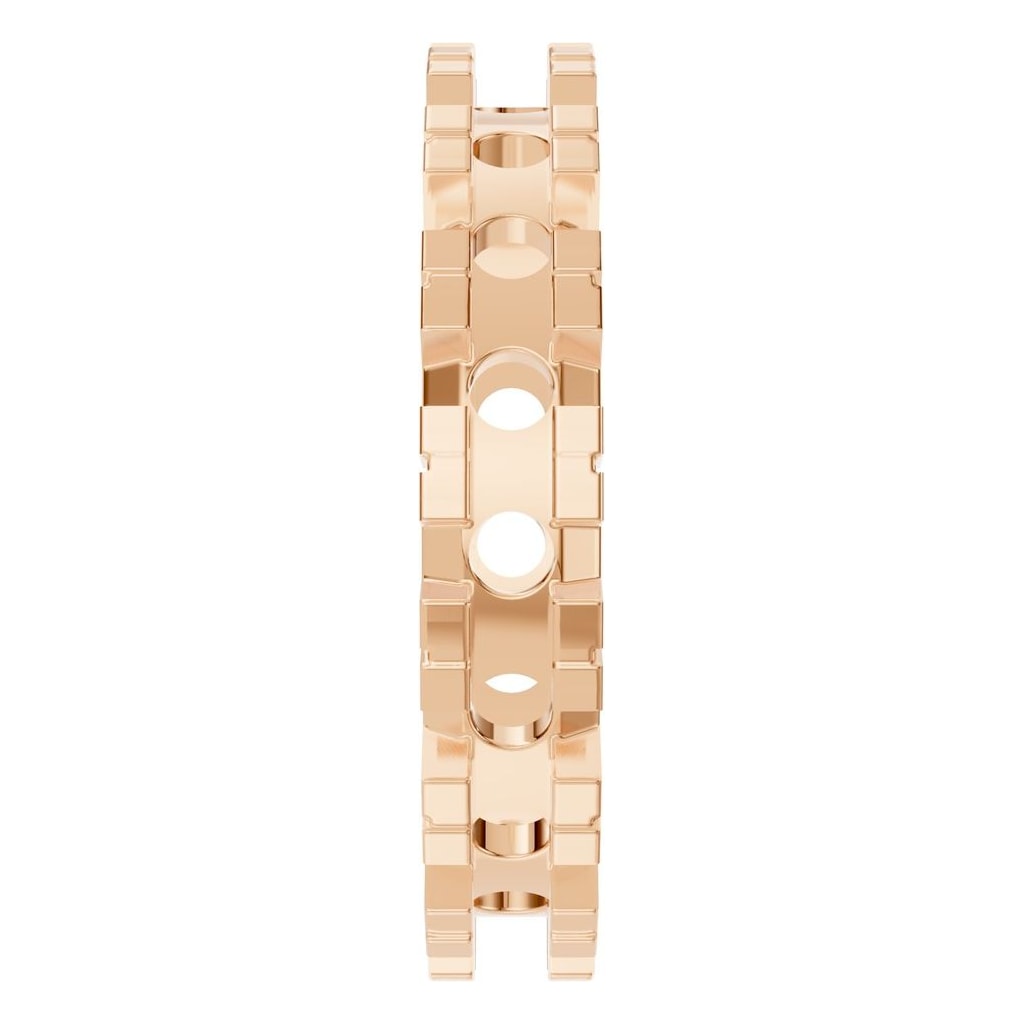 RI-8895 Rose Gold Ring UNSET - Side View