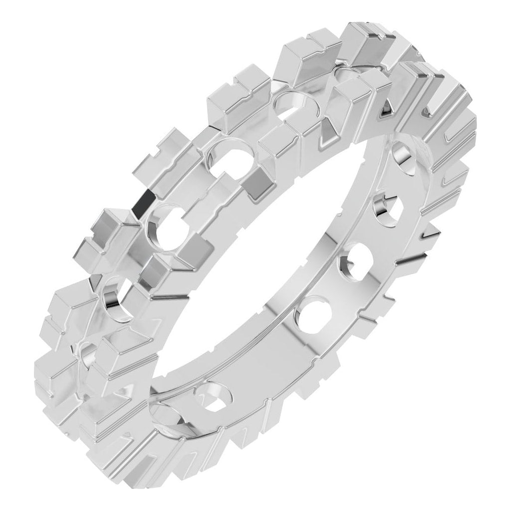 RI-8895 White Gold Ring UNSET - Main View