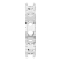 RI-8895 White Gold Ring UNSET - Side View