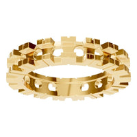 RI-8895 Yellow Gold Ring UNSET - Front View