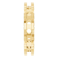 RI-8895 Yellow Gold Ring UNSET - Side View