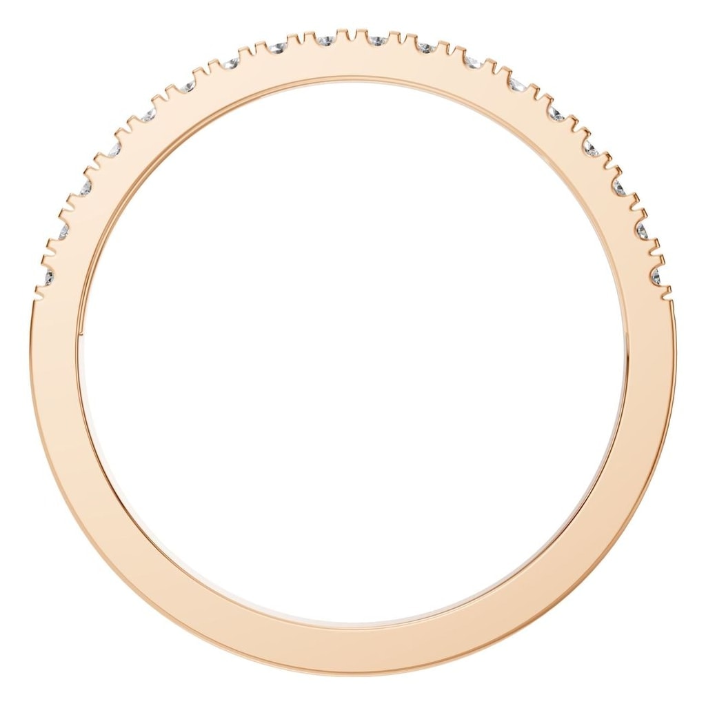 RI-8902 Rose Gold Ring SET - Top View