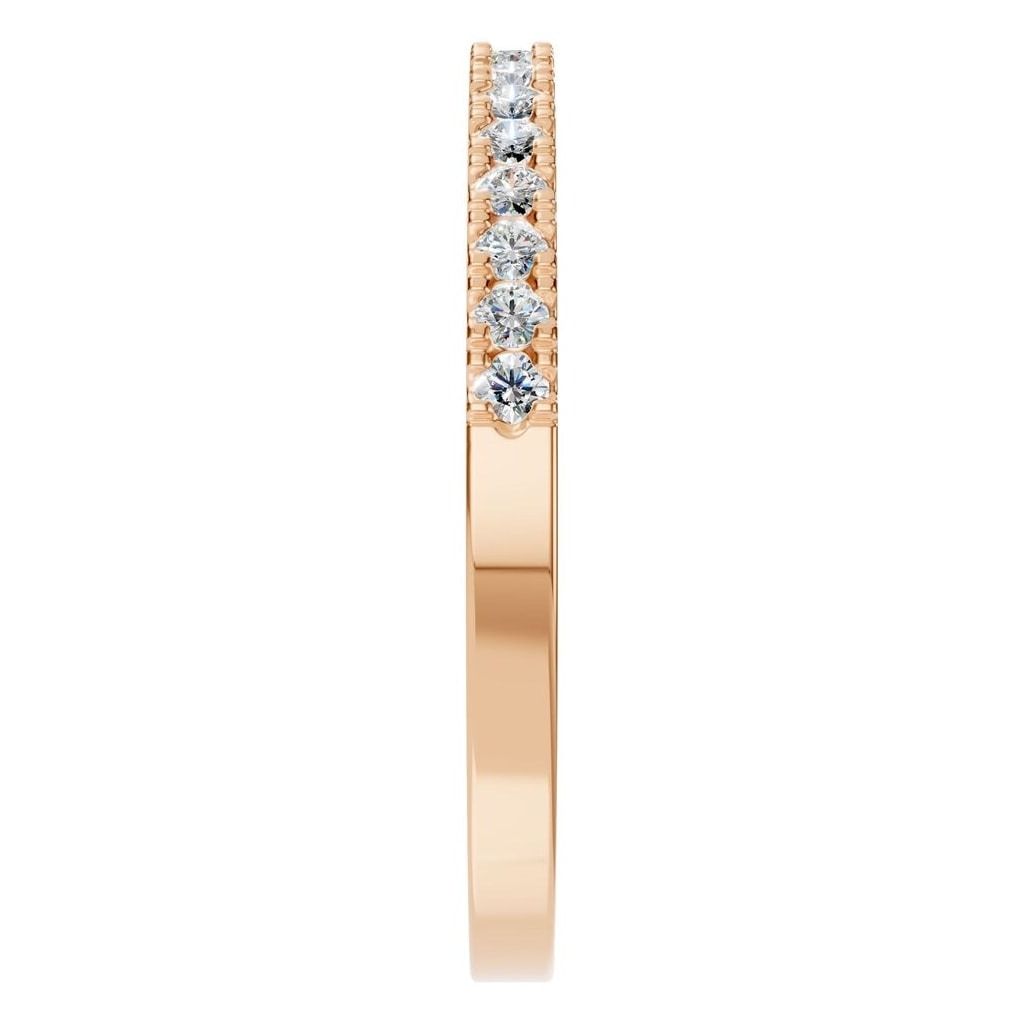 RI-8902 Rose Gold Ring SET - Side View