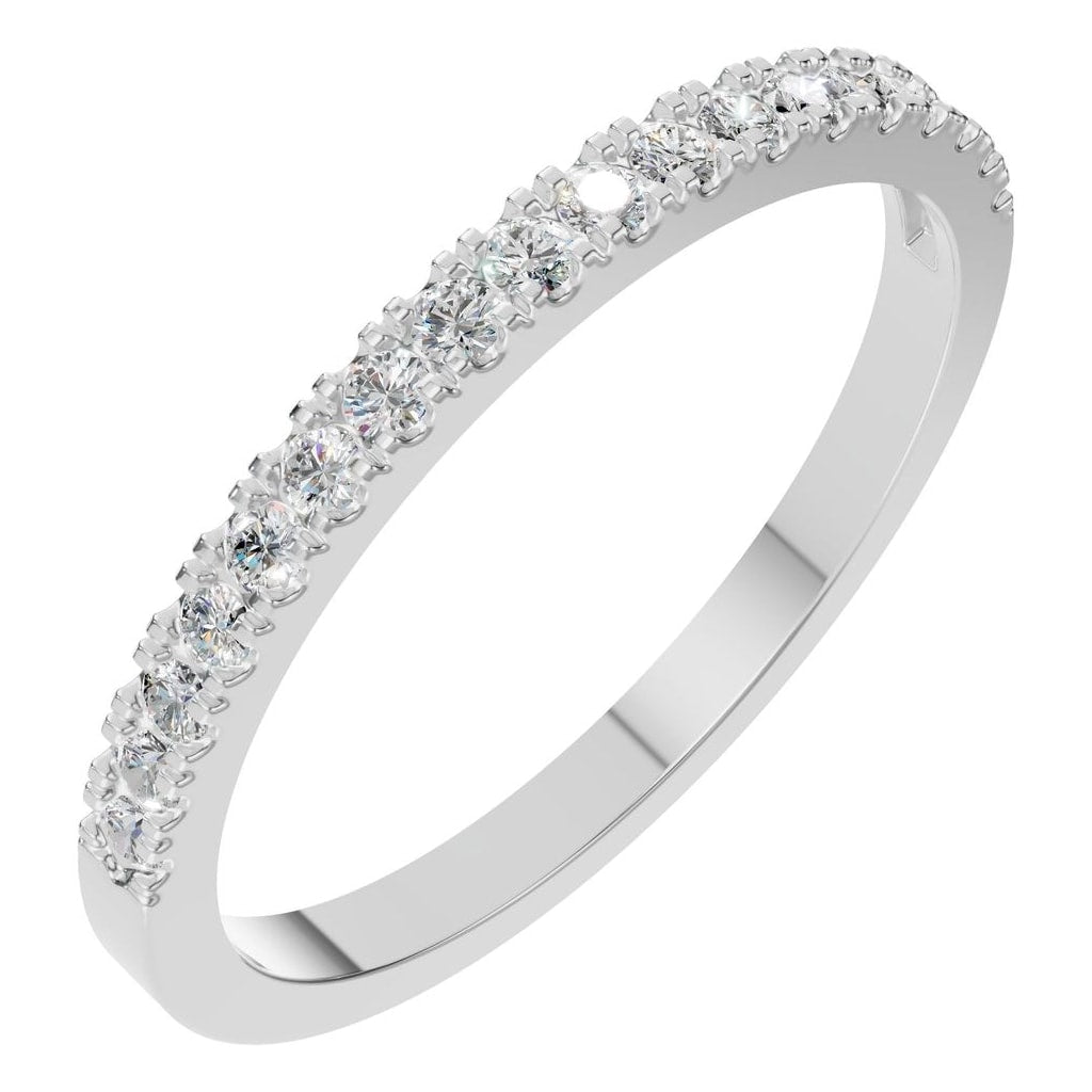 RI-8902 White Gold Ring SET - Main View