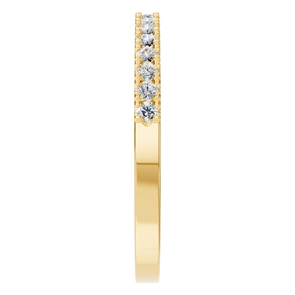 RI-8902 Yellow Gold Ring SET - Side View