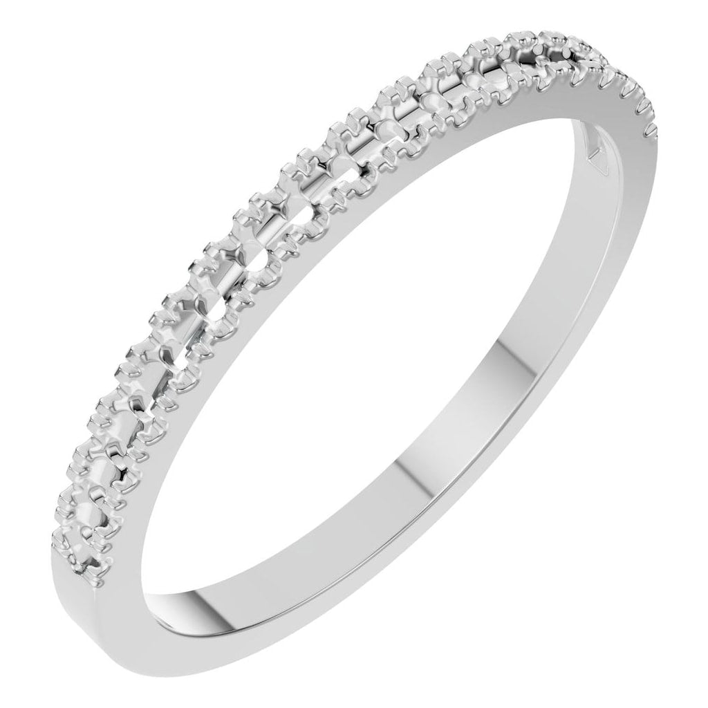 RI-8902 White Gold Ring UNSET - Main View