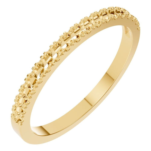 RI-8902 Yellow Gold Ring UNSET - Main View