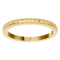 RI-8902 Yellow Gold Ring UNSET - Front View