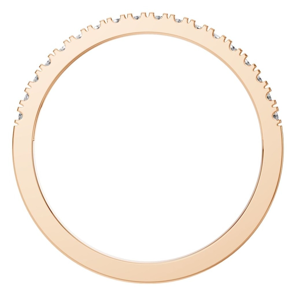 RI-8902 Rose Gold Ring SET - Top View