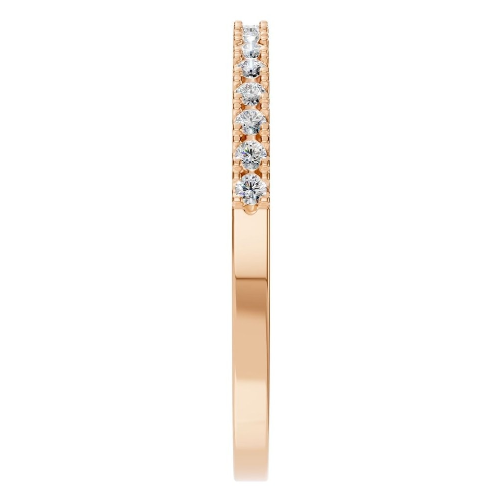 RI-8902 Rose Gold Ring SET - Side View