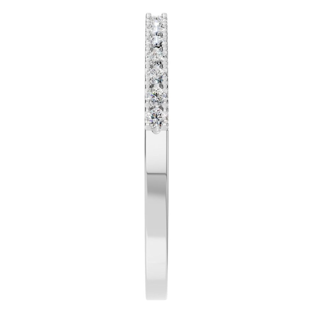 RI-8902 White Gold Ring SET - Side View