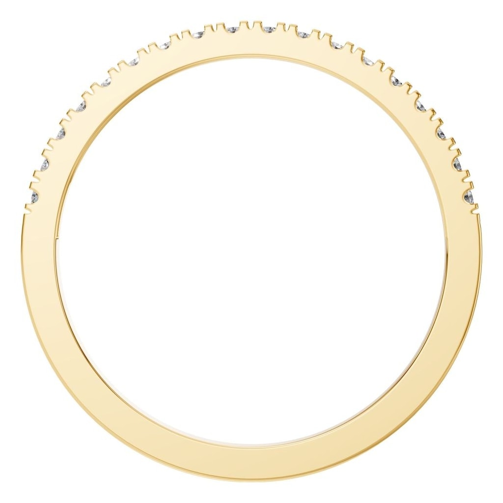 RI-8902 Yellow Gold Ring SET - Top View